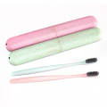 Wheat Straw Charcoal Nano Bristle Bamboo Toothbrush